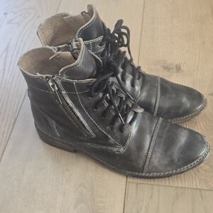 Womens Bed Stu  Bonnie Boots Black Rustic Sz 7